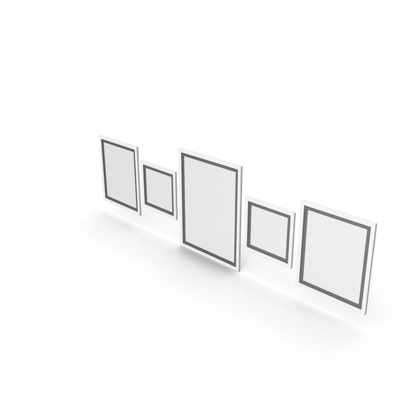 Picture Frame: White Framed Paintings with Black Border PNG & PSD Images Picture Frame: White Framed Paintings with Black Border PNG & PSD Images