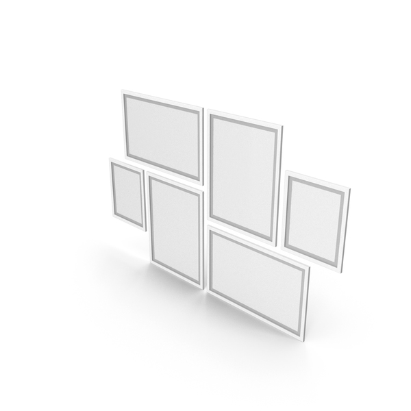 White Framed Paintings with Grey Border PNG Images & PSDs for Download ...