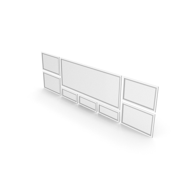 Picture Frame: White Framed Paintings with Grey Border PNG & PSD Images Picture Frame: White Framed Paintings with Grey Border PNG & PSD Images