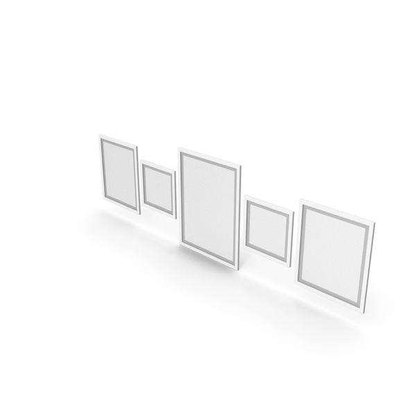 White Framed Paintings with Grey Border PNG Images & PSDs for Download ...