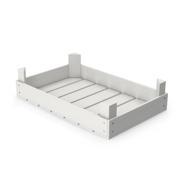 White Fruit Crate PNG & PSD Images