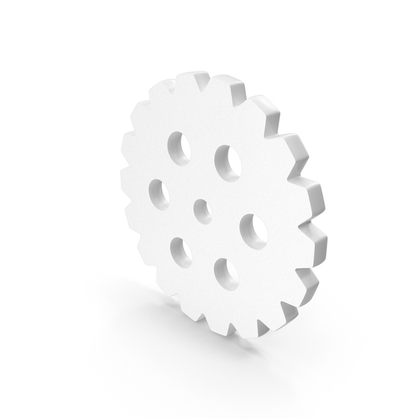 Symbols: White Gear Symbol PNG & PSD Images Symbols: White Gear Symbol PNG & PSD Images