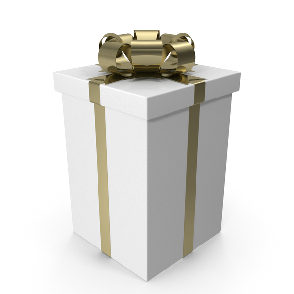4: White Gift Box with Gold Bow PNG & PSD Images 4: White Gift Box with Gold Bow PNG & PSD Images