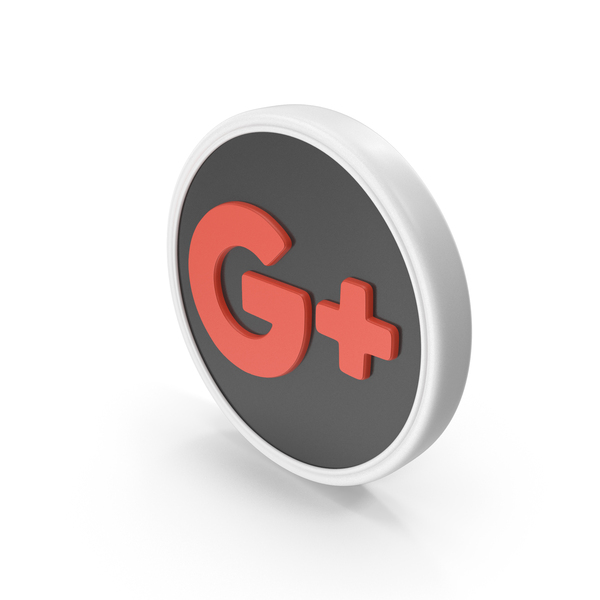 Logo: White Google Plus Coin Icon PNG & PSD Images
