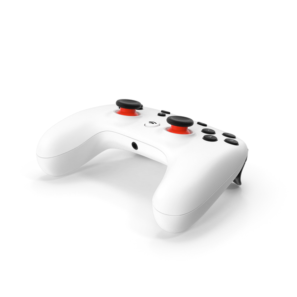 Guitar: White Google Stadia Controller PNG & PSD Images