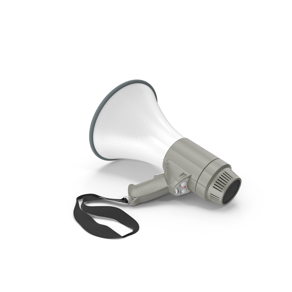 Speaker: White & Grey Megaphone PNG & PSD Images Speaker: White & Grey Megaphone PNG & PSD Images
