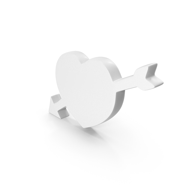 Symbols: White Heart Arrow Symbol PNG & PSD Images Symbols: White Heart Arrow Symbol PNG & PSD Images