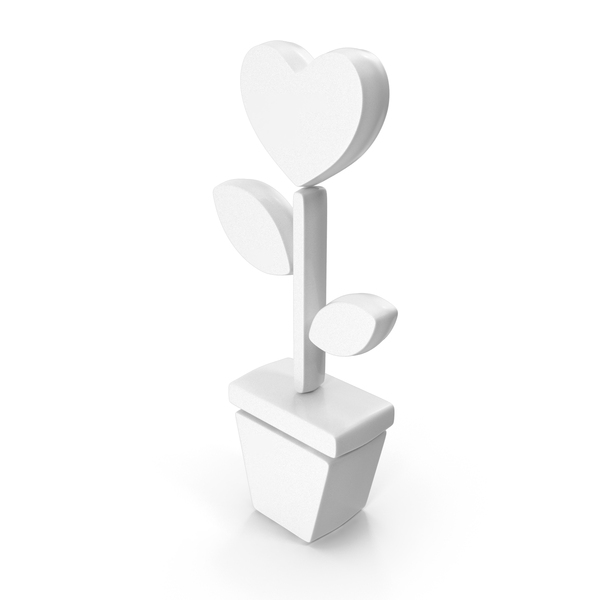 Symbols: White Heart Plant Symbol PNG & PSD Images Symbols: White Heart Plant Symbol PNG & PSD Images