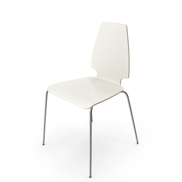 White IKEA Vilmar Chair PNG & PSD Images