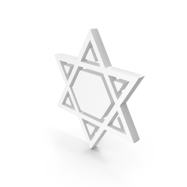 Symbols: White Judaism Star Of David Symbol PNG & PSD Images