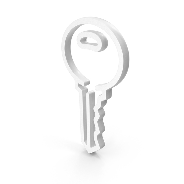 Symbols: White Key Outline Icon PNG & PSD Images Symbols: White Key Outline Icon PNG & PSD Images