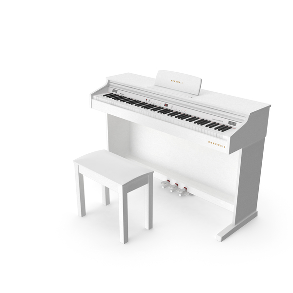 Music: White Kurzweil Keyboard PNG & PSD Images Music: White Kurzweil Keyboard PNG & PSD Images