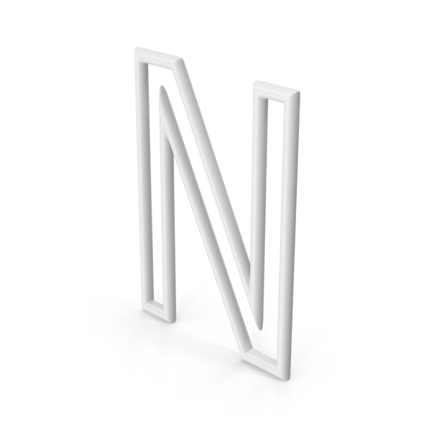 Language: White Letter N PNG & PSD Images