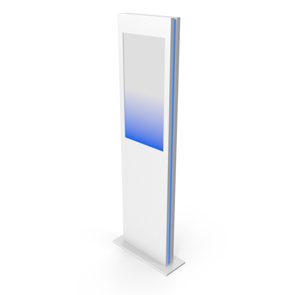 Display Pedestal: White Light Interactive Kiosk PNG & PSD Images Display Pedestal: White Light Interactive Kiosk PNG & PSD Images