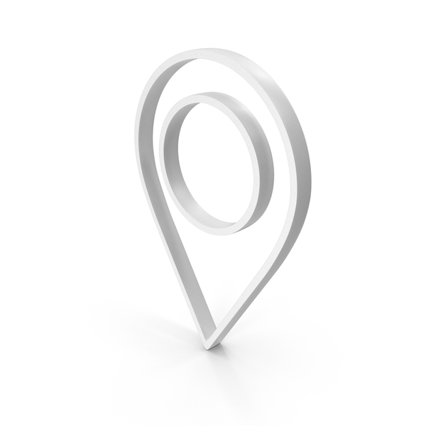 White Location Pin Symbol PNG Images & PSDs for Download PixelSquid