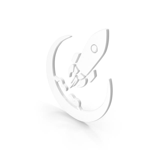 Symbols: White Lunar Rocket Symbol PNG & PSD Images Symbols: White Lunar Rocket Symbol PNG & PSD Images