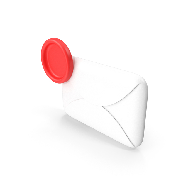 Symbols: White Mail Closed With Red Notification Icon PNG & PSD Images Symbols: White Mail Closed With Red Notification Icon PNG & PSD Images