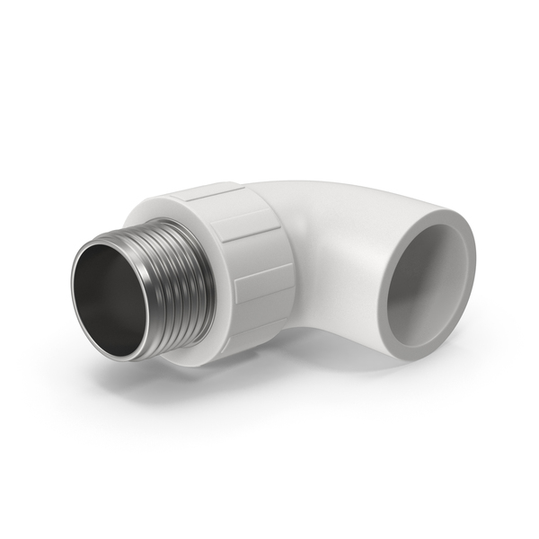 Plumbing Equipment: White Malе 90 Degree Threaded Pipe PNG & PSD Images Plumbing Equipment: White Malе 90 Degree Threaded Pipe PNG & PSD Images