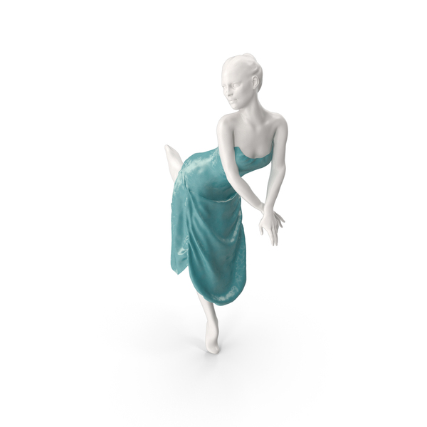 Female: White Mannequin Pose With A Dress PNG & PSD Images
