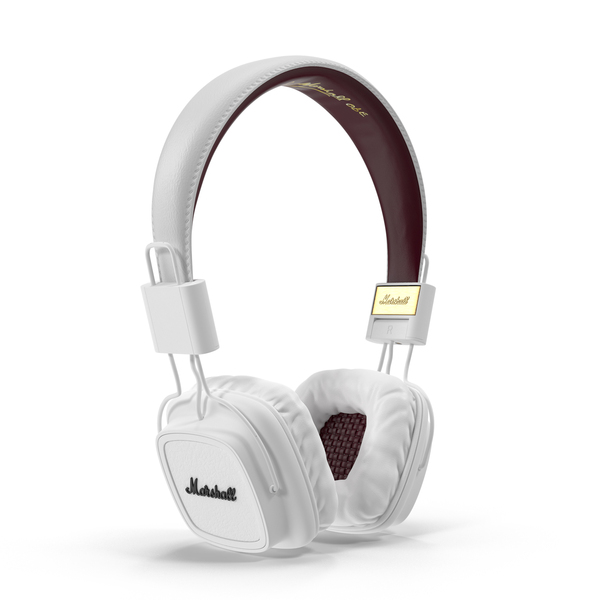 White Marshall Headphones PNG & PSD Images