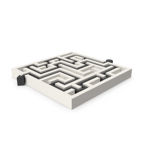 White Maze With Black Arrow PNG & PSD Images White Maze With Black Arrow PNG & PSD Images