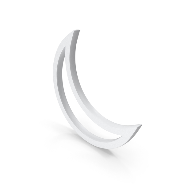 Symbols: White Moon Outline Icon PNG & PSD Images Symbols: White Moon Outline Icon PNG & PSD Images