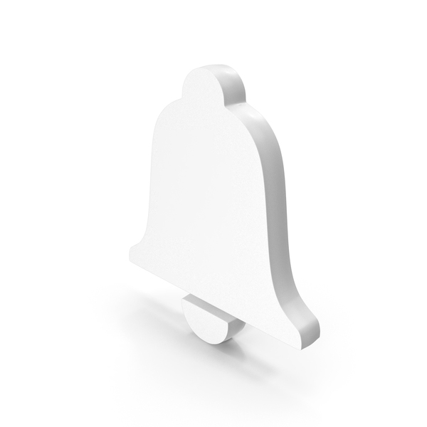 Symbols: White Notification Bell Symbol PNG & PSD Images