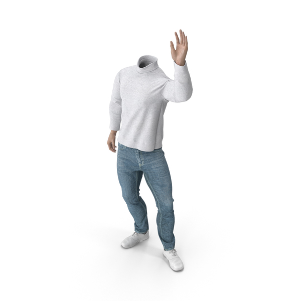 White Outfit Waving Pose PNG Images & PSDs for Download | PixelSquid ...