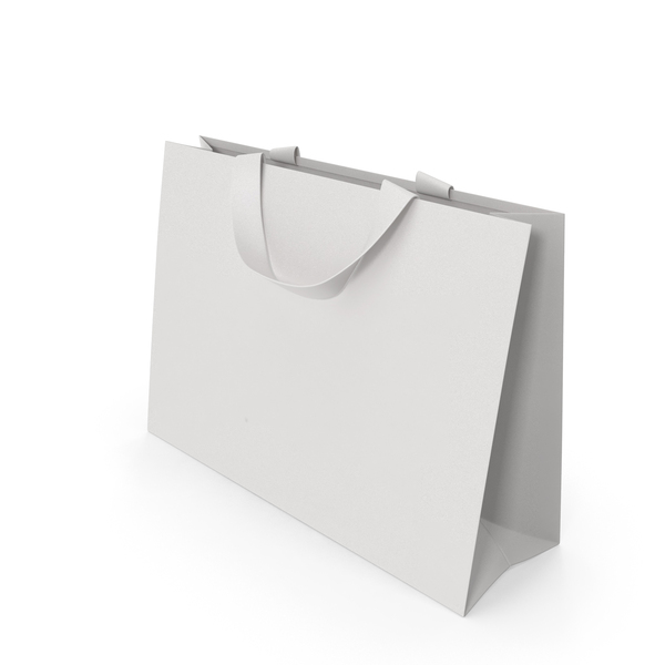 Tote: White Paper Shopping Bag PNG & PSD Images