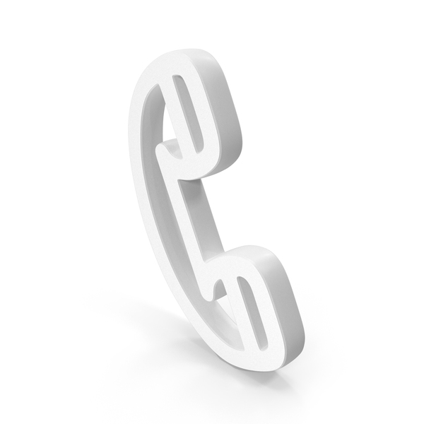 Symbols: White Phone Receiver Symbol PNG & PSD Images Symbols: White Phone Receiver Symbol PNG & PSD Images