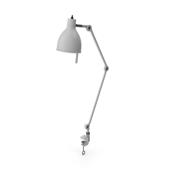 Table: White PJ65 Desk Lamp PNG & PSD Images