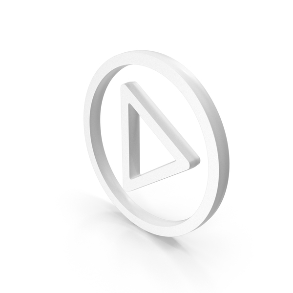 Symbols: White Play Music Icon PNG & PSD Images