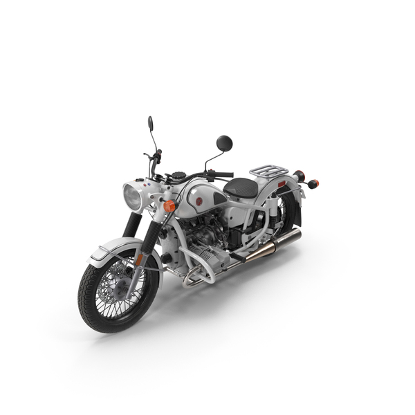 White Retro Motorcycle Ural M70 PNG & PSD Images White Retro Motorcycle Ural M70 PNG & PSD Images