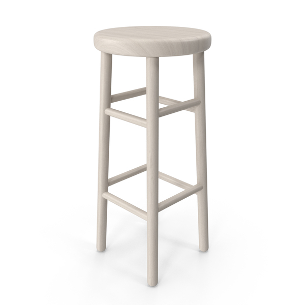 Chair: White Round Wood Bar Stool PNG & PSD Images Chair: White Round Wood Bar Stool PNG & PSD Images