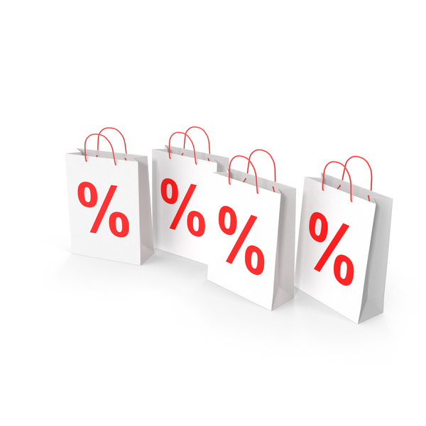 Paper Bag: White Sale Shopping Bags PNG & PSD Images
