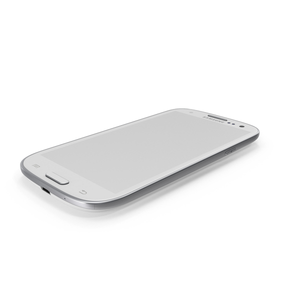 White Samsung Galaxy S III PNG & PSD Images