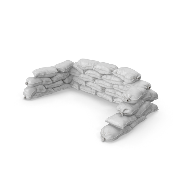 Sandbags: White Sandbag Barricade PNG & PSD Images Sandbags: White Sandbag Barricade PNG & PSD Images