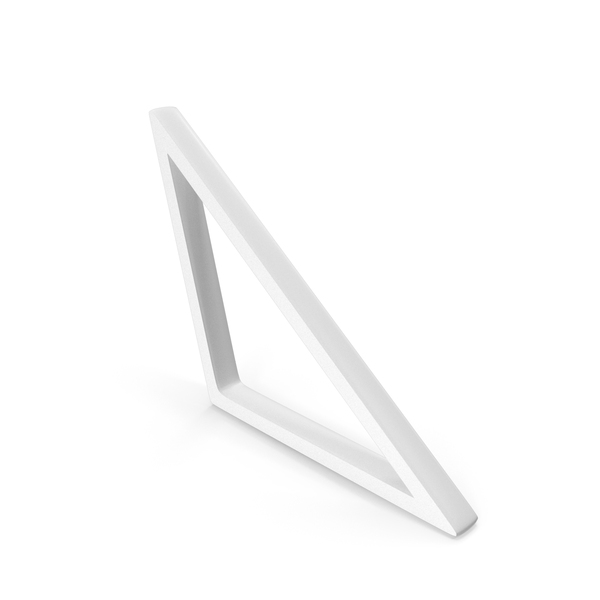 White Scalene Triangle Outline Icon PNG Images & PSDs for Download ...