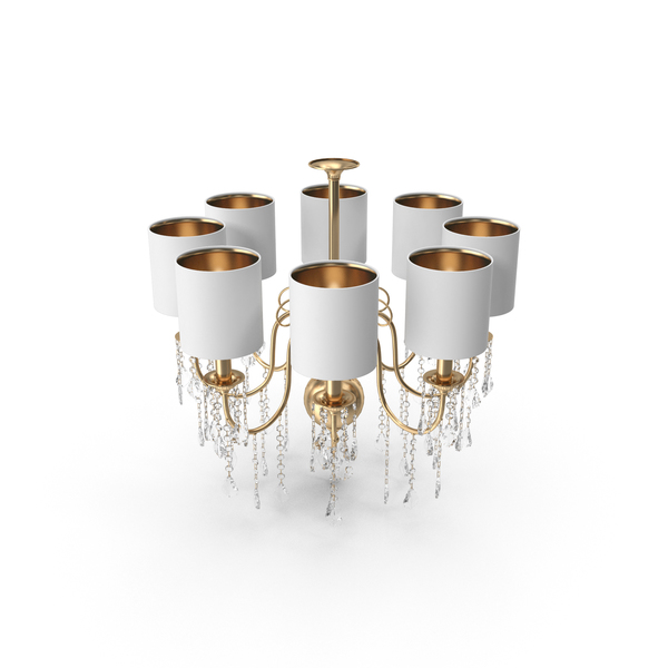 White Shade Ceiling Chandelier PNG & PSD Images White Shade Ceiling Chandelier PNG & PSD Images