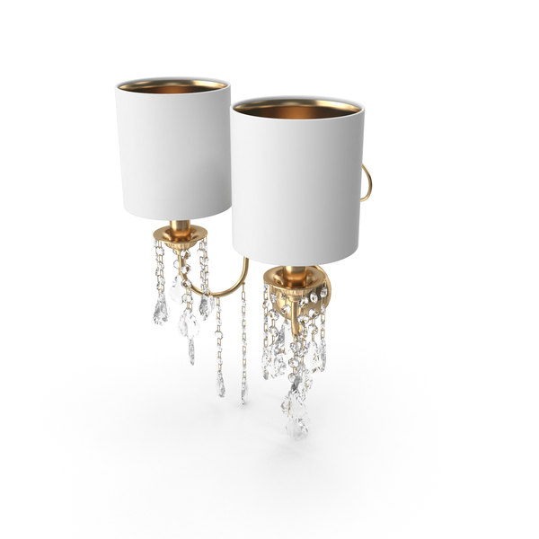 Sconce: White Shade Wall Lamp PNG & PSD Images Sconce: White Shade Wall Lamp PNG & PSD Images