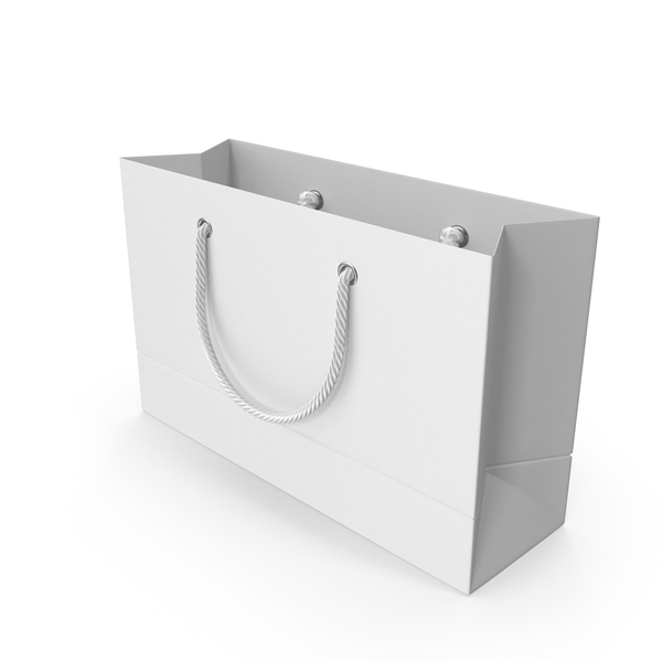 Gift: White Shopping Bag with White Handles PNG & PSD Images Gift: White Shopping Bag with White Handles PNG & PSD Images