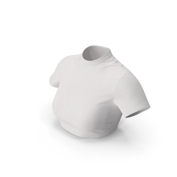 Crop Top: White Short Female T-Shirt PNG & PSD Images Crop Top: White Short Female T-Shirt PNG & PSD Images
