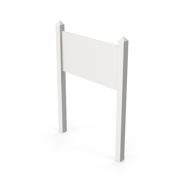 Sign: White Signpost PNG & PSD Images