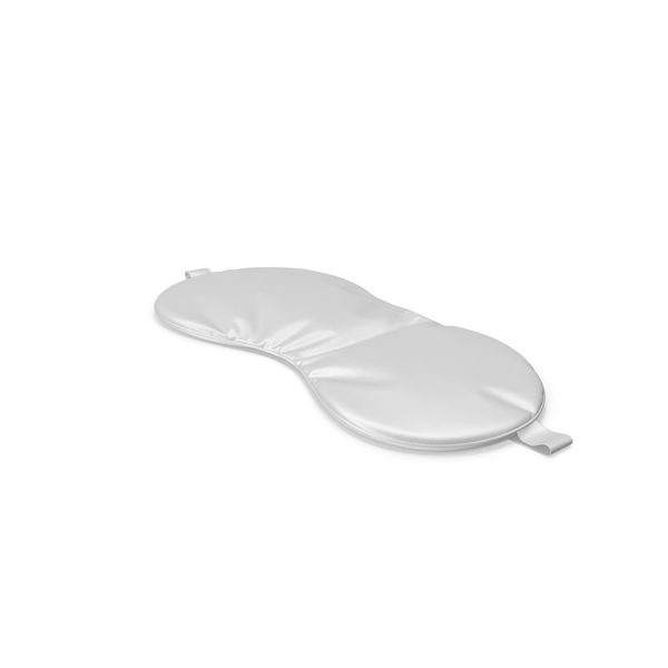 Sleeping: White Silk Sleep Mask PNG & PSD Images