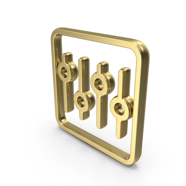 Gold Square Settings Symbol PNG Images & PSDs for Download | PixelSquid ...