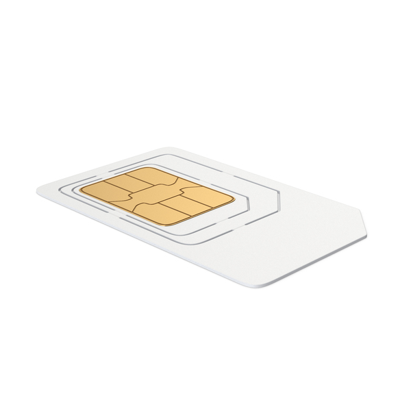 White Standard Phone Sim Card PNG & PSD Images