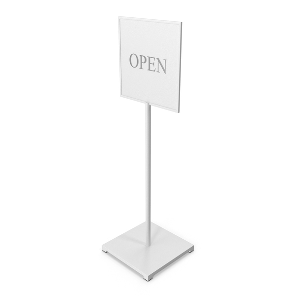 White Standing Sign Open Closed PNG & PSD Images White Standing Sign Open Closed PNG & PSD Images