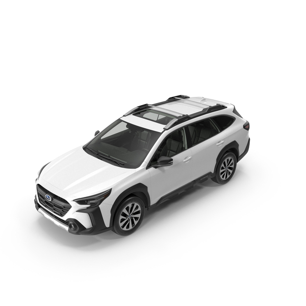 Suv: White Subaru Outback 2025 Simplified PNG & PSD Images Suv: White Subaru Outback 2025 Simplified PNG & PSD Images
