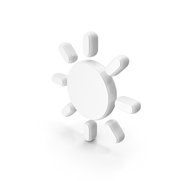 Symbols: White Sun Symbol PNG & PSD Images