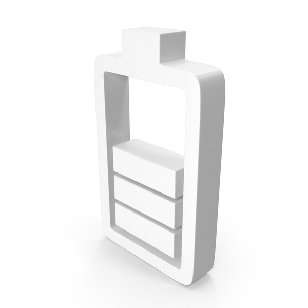 Symbols: White Three Bars Battery Symbol PNG & PSD Images Symbols: White Three Bars Battery Symbol PNG & PSD Images